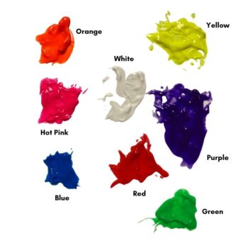 splatter paint color choices